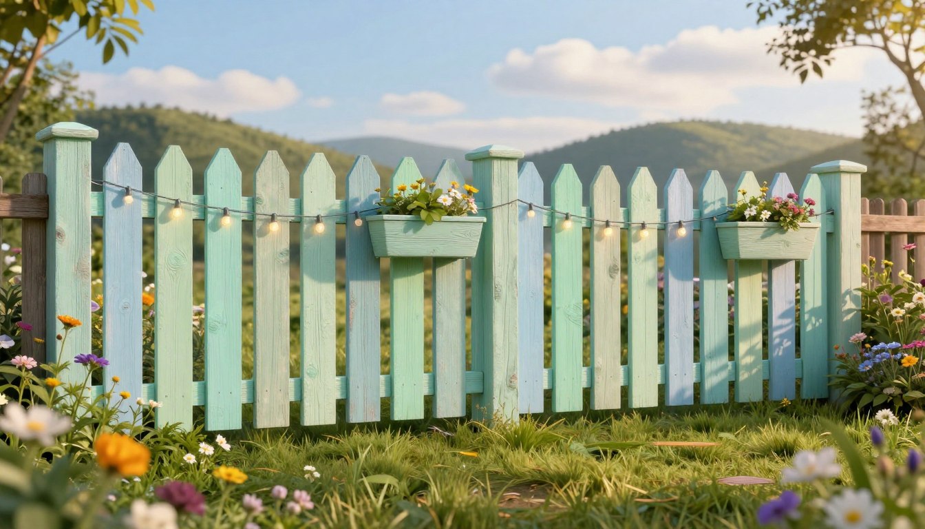 pomysł na tanie ogrodzenie działki