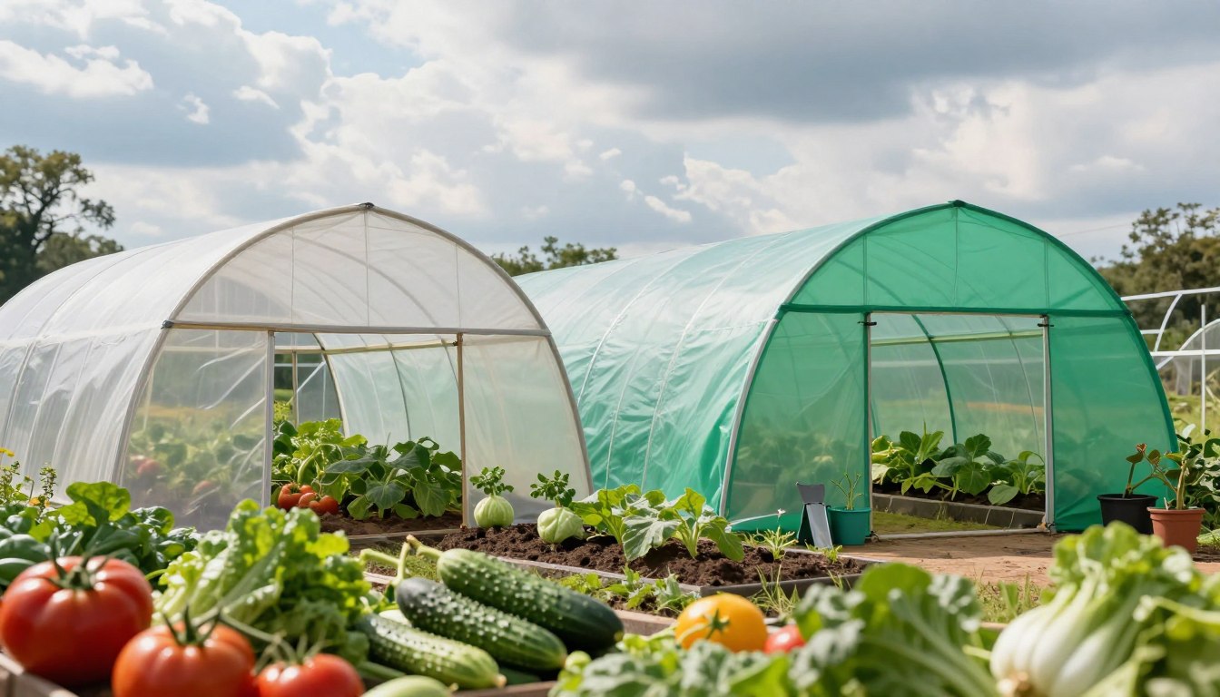 tunel foliowy biały czy zielony